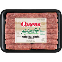 Owens® Naturally!™ Original Pork Sausage Links 12 oz. Package