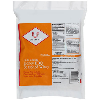 Tastybird® Honey BBQ Seasoned Wings 32 oz. Bag