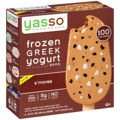 Yasso® S'mores Frozen Greek Yogurt Bars 4-3.5 fl. oz. Bars