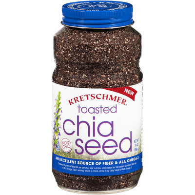 Kretschmer® Toasted Chia Seed 13 oz. Jar