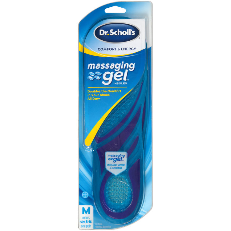 Dr. Scholl's Comfort and Energy Massaging Gel Insoles for ...