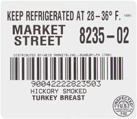 Weis Market Street® Hickory Smoked Turkey Breast, 1 count Package
