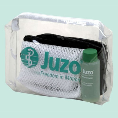 Juzo 05411 Garment Care Kit: Detergent Gloves Laundry Bag - Size Medium.