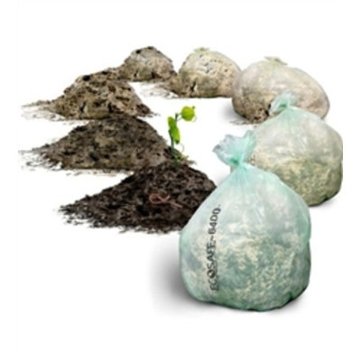 Plastics Solutions Eco Safe® Zero Waste Standard Liner Compostable Bag Transparent, 35 gal., 42
