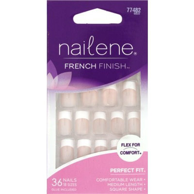 NAILENE FRENCH FINISH FLEX FOR COMFORT #77482 MEDIUM LENGTH