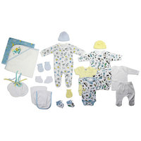 born Baby Boy 19 Pc Layette Baby Shower Gift Set