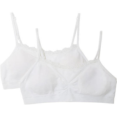 Girls' Santoni Bra With Lace 2 Pack