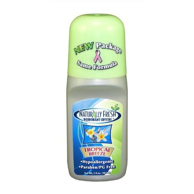 Naturally Fresh Deodorant, Roll On, Tropical Breeze, 3-Ounce Bottles by Naturally Fresh