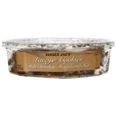 Trader Joe's Laceys Cookies Milk Chocolate Macademia Nut (pack of 1)