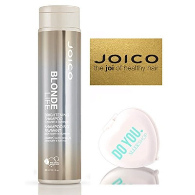 Joico BLONDE LIFE Brightening Shampoo (with Sleek Compact Mirror) (10.1 oz/300 ml - retail size)