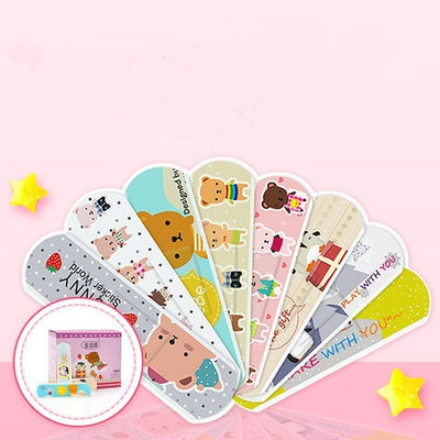 Wrist Bands Cute Band-aid Lovely Breathable 120 pieces/box