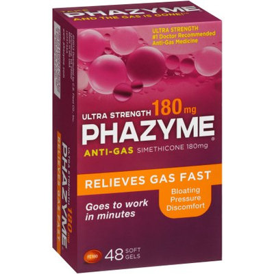 Fleet Phazyme Ultra Strength Gas Relief Soft Gels, 180mg, 48 count