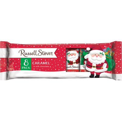 Russell Stover Candies Russell Stover Caramel Santa 8 Pack, 7oz