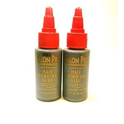 Salon Pro Hair Bonding Glue - Black (Lot of 2)