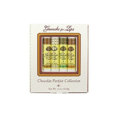 Chocolate Parfait Collection (4 x 0.15 oz) by Ganache for Lips by Ganache For Lips