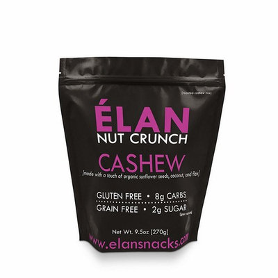 ELAN Maple Coconut Organic Cashew Nut Mix, Lightly Salted, Dry Roasted, Granola Cereal Styled Nut Snack, Paleo Low Carb Keto Friendly (9.5 Ounce Resealable Bag)