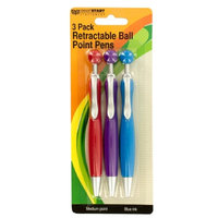 Home Essentials & Beyond Inc Retractable Ball Point Pens Set (Pack of 24)