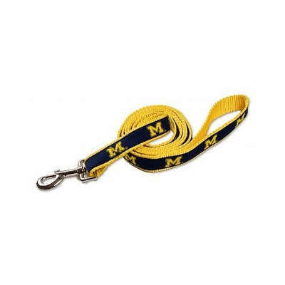 NCAA Michigan Wolverines Dog Leash, Medium/Large