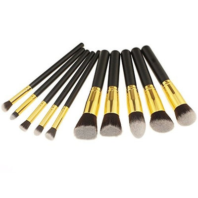 10pcs Makeup Brushes Cosmetic Eyebrow Blush Foundation Powder Kit Set PRO Beauty