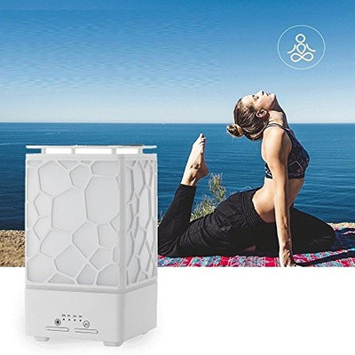 200ml Aroma Diffuser Humidifier, Doremy Water Cube 7 Color LED Night Light Ultrasonic Mute Aromatherapy Essential Oil Diffuser Purifying Air for Home Office Bedroom Baby Yoga Best Gifts
