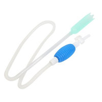Auarium Handy Operated Vacuum Water Changer Cleaner Faucet Connected Pump