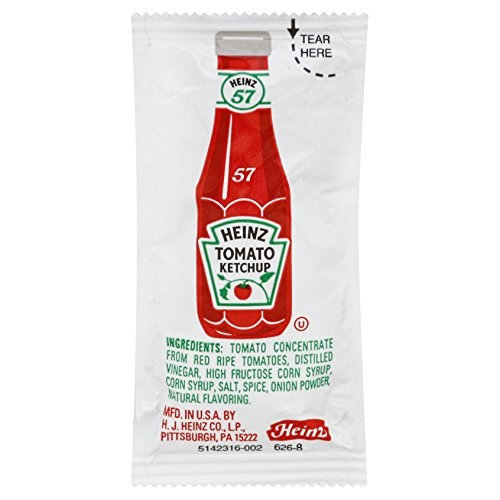 Heinz Ketchup Single Serve Packets (9 g Packets, Pack of 1500) Reviews 2019