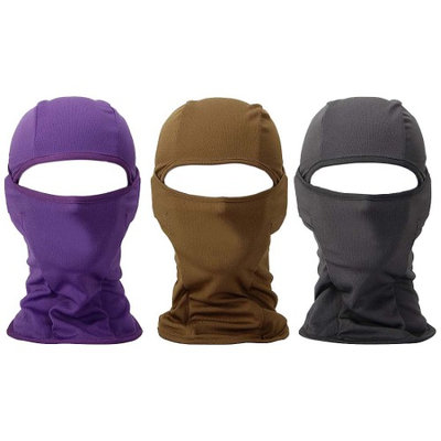 Bundle Monster 3pc Lightweight Wind UV Protecting Face Mask Balaclava - Set 5