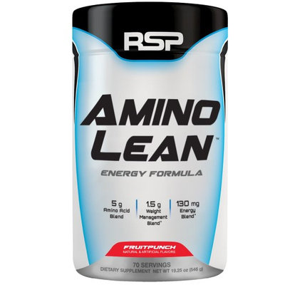 RSP Nutrition AminoLean Powder, Fruit Punch, 1.20 Lb