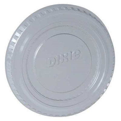 DIXIE PL2C Disposable Souffle Cup Lid, Clear, PK2400