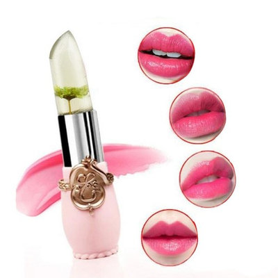 Paymenow Flower Magic Color Discoloration Jelly Lip Stick Professional Make-up Waterproof Long Lasting Moisturize Lipstick Lip Gloss