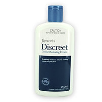 Restoria Discreet Hair Colour Natural, safely Restoring Cream 250ml made in Australia