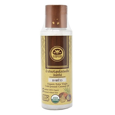 Talaypu Organic Extra Virgin Coconut Oil (Cold-Pressed) for Skin & Hair - 100% Natural, Processed without heat, Chemical-free, Bleach -free, Non-deodorized (3.38 fl. oz)