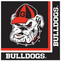 Creative Converting 207281 Georgia Bulldogs Lunch Napkins