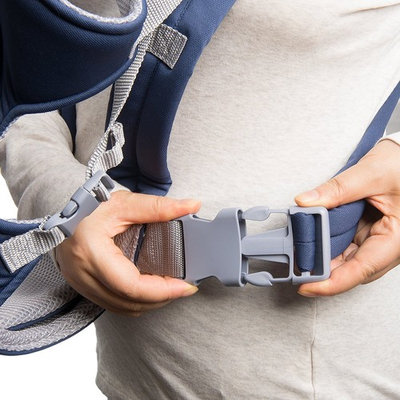Ergonomic Baby Carrier for Newborn for All Seasons by Valencia Colors, 4 Comfortable & Safe Positions for Infant Blue Color
