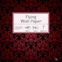 Flying Wish Paper Red Velvet, Large