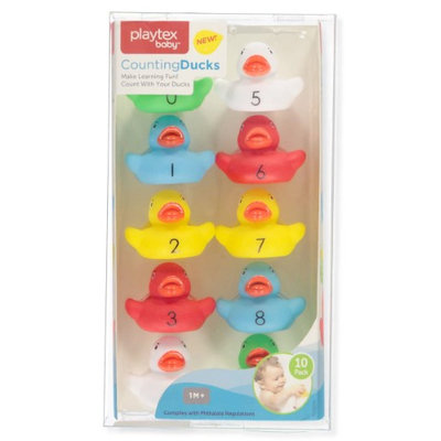 Playtex 10-Piece Counting Toys - red/multi, one size