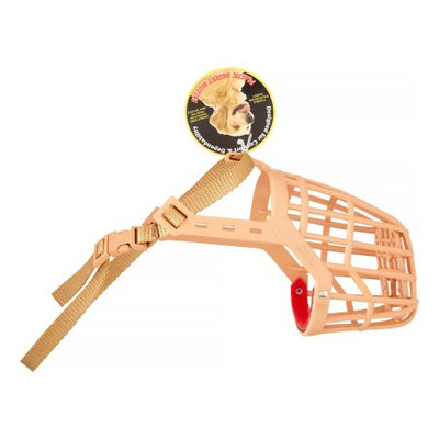 Pet Supply Imports Plastic Basket Muzzle 7 Tan 29907