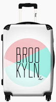 iKase 'Brookyln' 20-inch Fashion Hardside Carry-on Spinner Suitcase