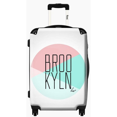 iKase 'Brookyln' 20-inch Fashion Hardside Carry-on Spinner Suitcase