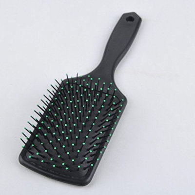 Ragdoll50 Hair Brush Scalp Paddle Brush Hair Loss Relief Massage Comb Hair Care, Black