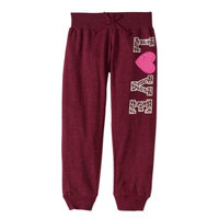 One Step Up Little Girls' Joggers (Sizes 4 - 6X) - cabernet red, 5-6