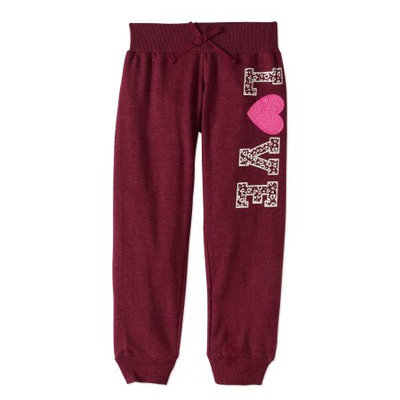 One Step Up Little Girls' Joggers (Sizes 4 - 6X) - cabernet red, 5-6