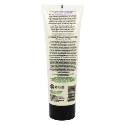 Avalon Organics Moisturizing Cream Shave Lavender - 8 fl oz