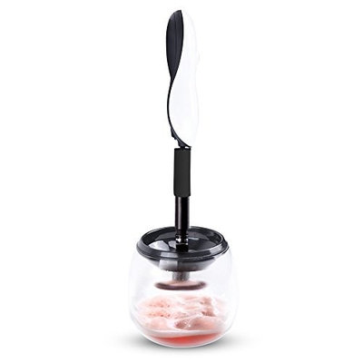Aurora Collections Makeup Brush Cleaner (MiraCleaner - Black) - The Revolutionary Way To Clean And Dry Your Brushes in Seconds!