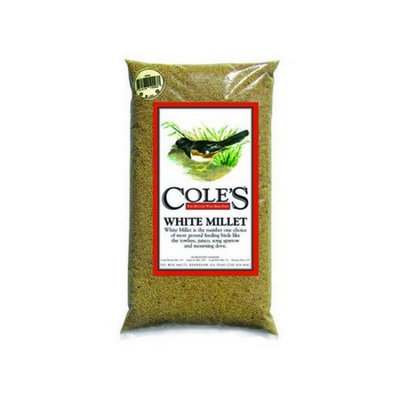 Cole's Wild Bird Products White Millet 20 Lbs.