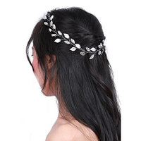 Missgrace Bridal Crystal Wedding Hair Vine Wedding Hair Piece for Women