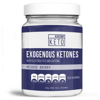 Kiss My Keto Exogenous Ketones With Caffeine and Electrolytes Powder Drink, Mixed Berry, 12.5 oz BHB Salts, Ketogenic Supplement, Beta Hydroxybutyrate, Burn Fat, Increase Energy, Get Into Ketosis