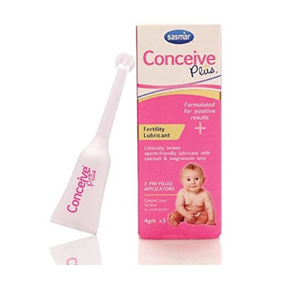 Conceive Plus Personal Lubricant, Pre-filled Applicators 3x4g