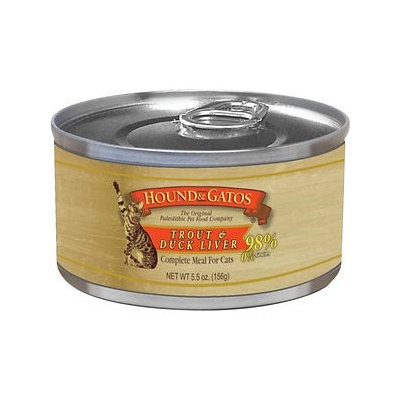 Hound & Gatos Pet Food Hound & Gatos Trout & Duck Liver Cat Food, 5.5 oz