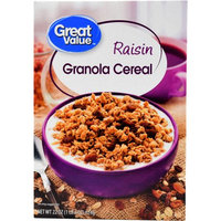 Great Value Raisin Granola Cereal, 22 oz